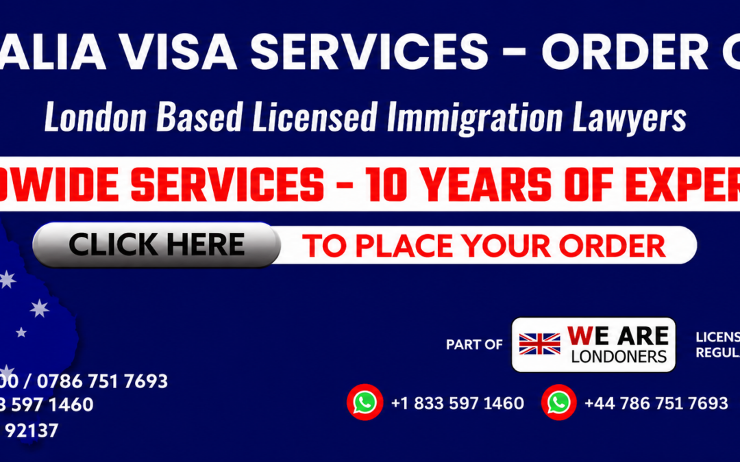 Australia visa services in London